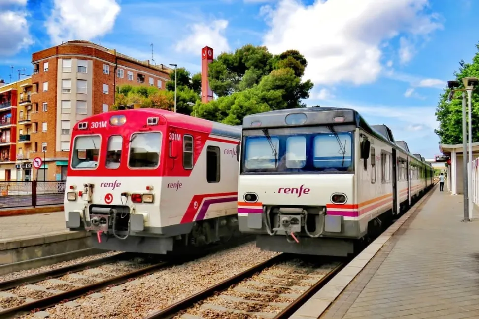 Tren de Cercanías en Valencia